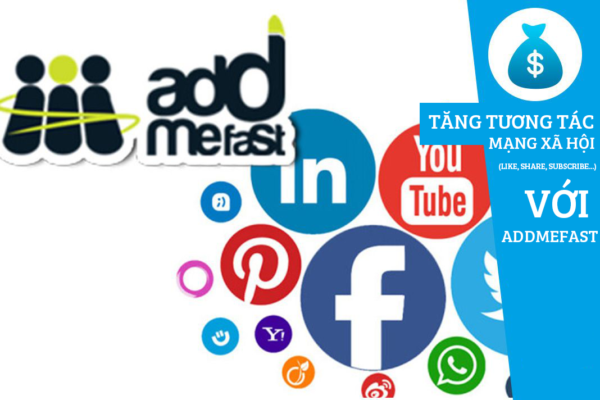 [Thủ thuật] Tăng tương tác mạng xã hội miễn phí với Addmefast 1
