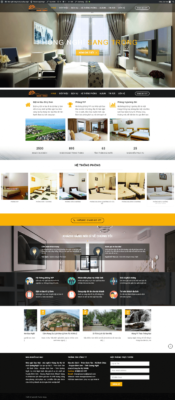 Mẫu thiết kế website kinh doanh nhà nghỉ