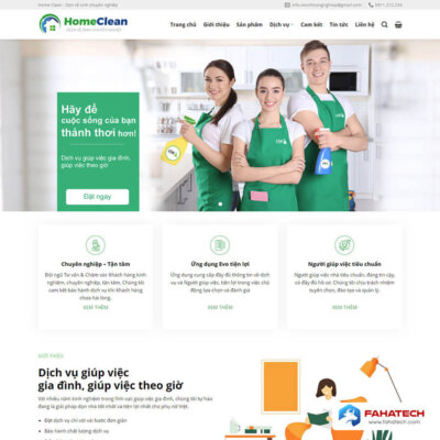 Xu hướng thiết kế website giúp việc nhà theo giờ tại Huế chuyên nghiệp 8