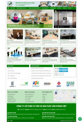 Thiết kế website văn phòng chia sẻ tại Huế 