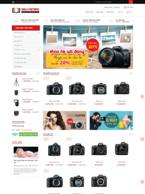Thiết kế website cửa hàng máy ảnh tại Huế đẹp mắt, thu hút khách hàng 4