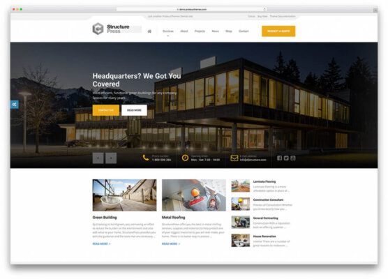 Thiết kế website thiết kế thi công nhà ở tại Huế 