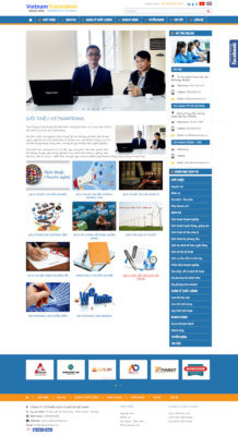 Thiết kế website văn phòng dịch thuật tại Huế
