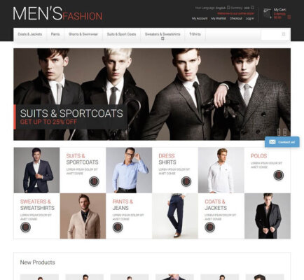 Thiết kế website áo khoác nam tại Huế 