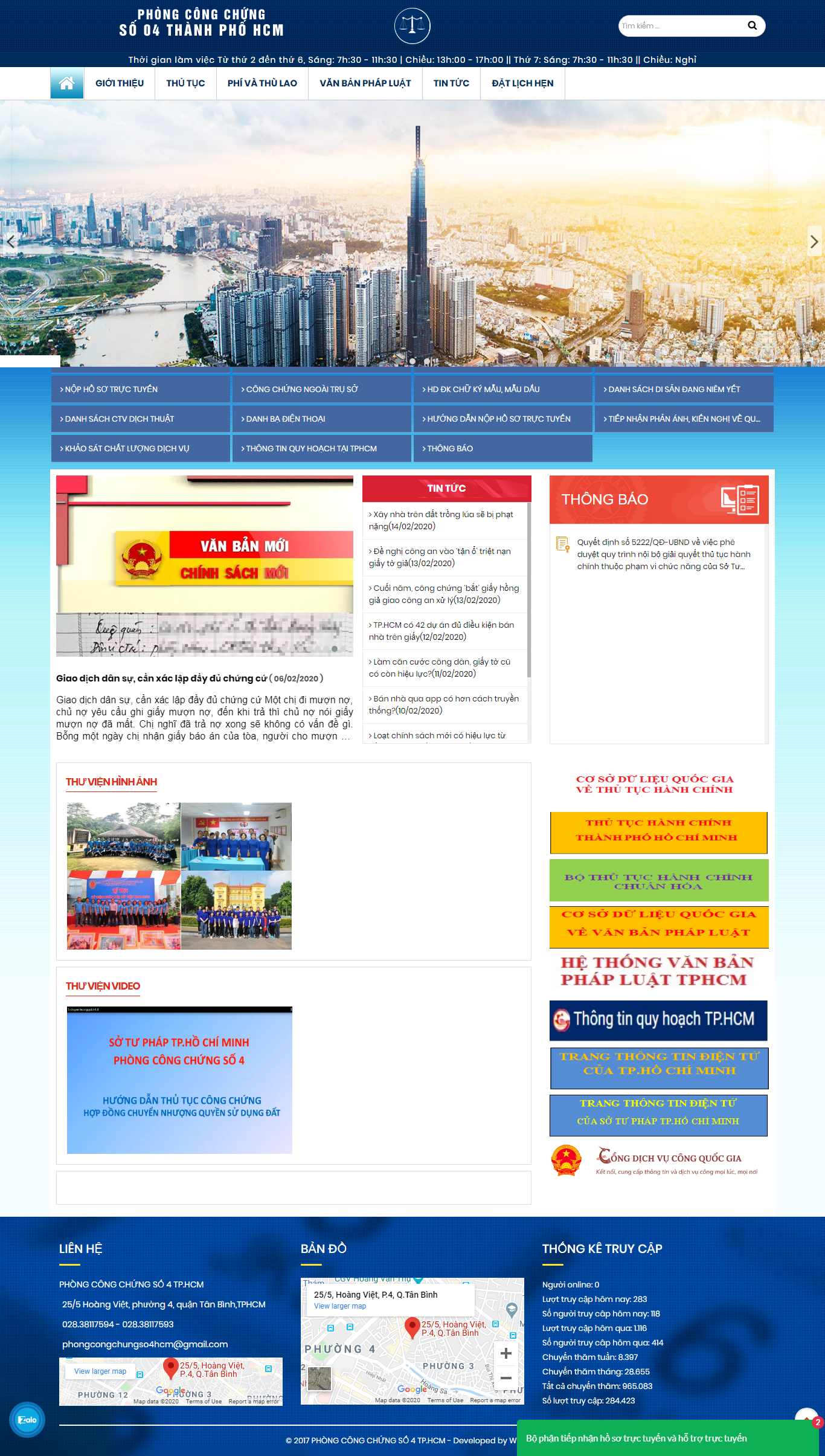 Thiết kế website công chứng chuyên nghiệp chuẩn SEO 4