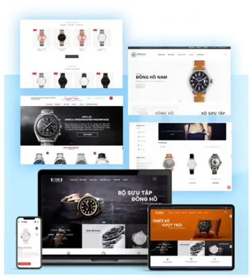 thiết kế website đồng hồ tại Huế