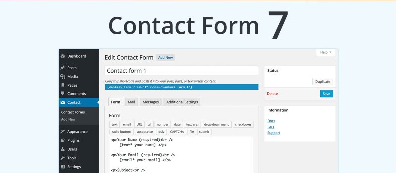 Nhận thông tin Contact Form 7 không cần cài SMTP 1