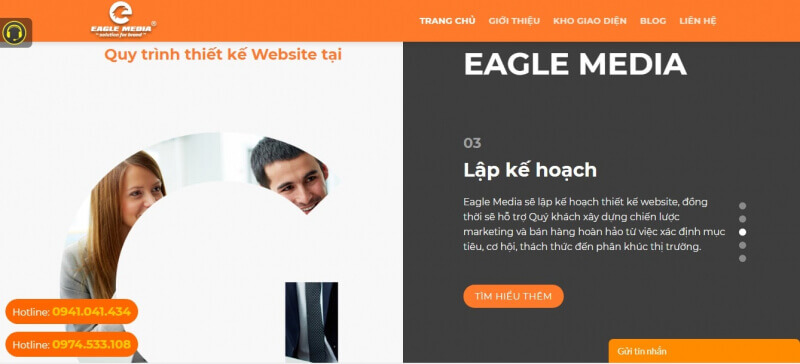 Công ty Thiết kế website - EAGLE MEDIA 