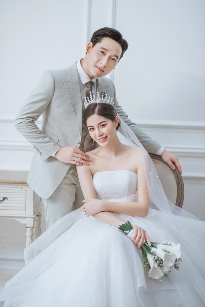 Concept chụp ảnh cưới đơn giản phong cách Hàn Quốc 
